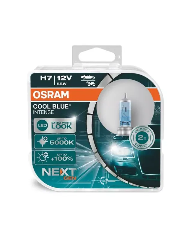 Oszczędź - ŻARÓWKA OSRAM COOL BLUE INTENSE H7 12V 5000K 2 SZT