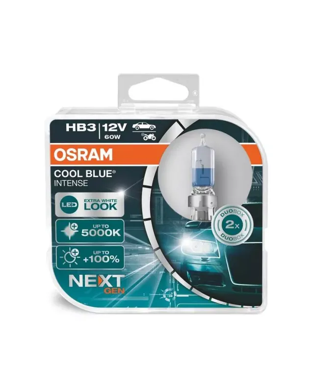 ŻARÓWKA OSRAM COOL BLUE INTENSE HB3 12V 5000K 2SZT - Tylko w tym tygodniu