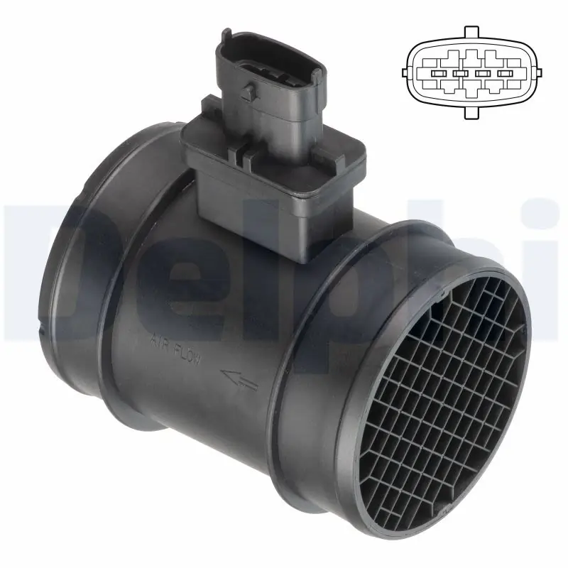 Bezpieczna płatność - Przepływomierz powietrza DELPHI AF10698-12B1