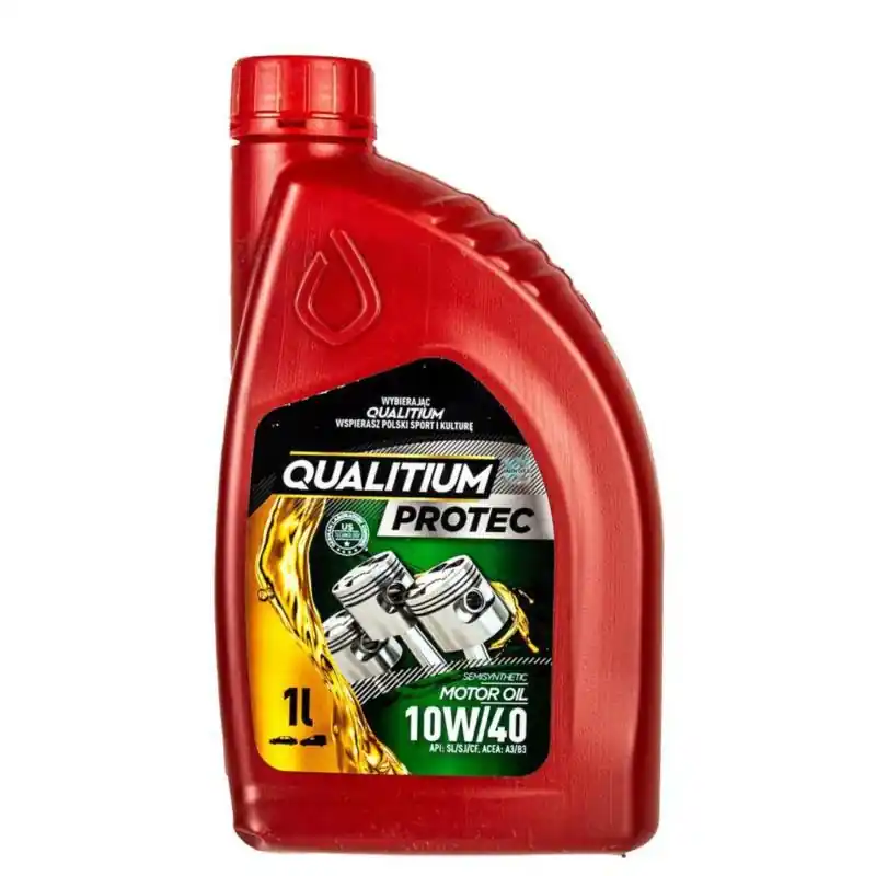 Darmowy zwrot - QUALITIUM Protec 10W40 1L - półsyntetyczny olej silnikowy
