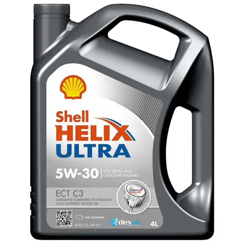 Jakość premium | SHELL Helix Ultra ECT C3 5w30 4L - syntetyczny olej silnikowy