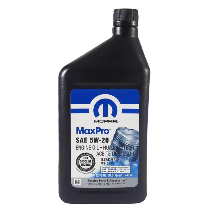 Łatwe zamówienie - MOPAR MaxPro 5W20 946ml - olej silnikowy
