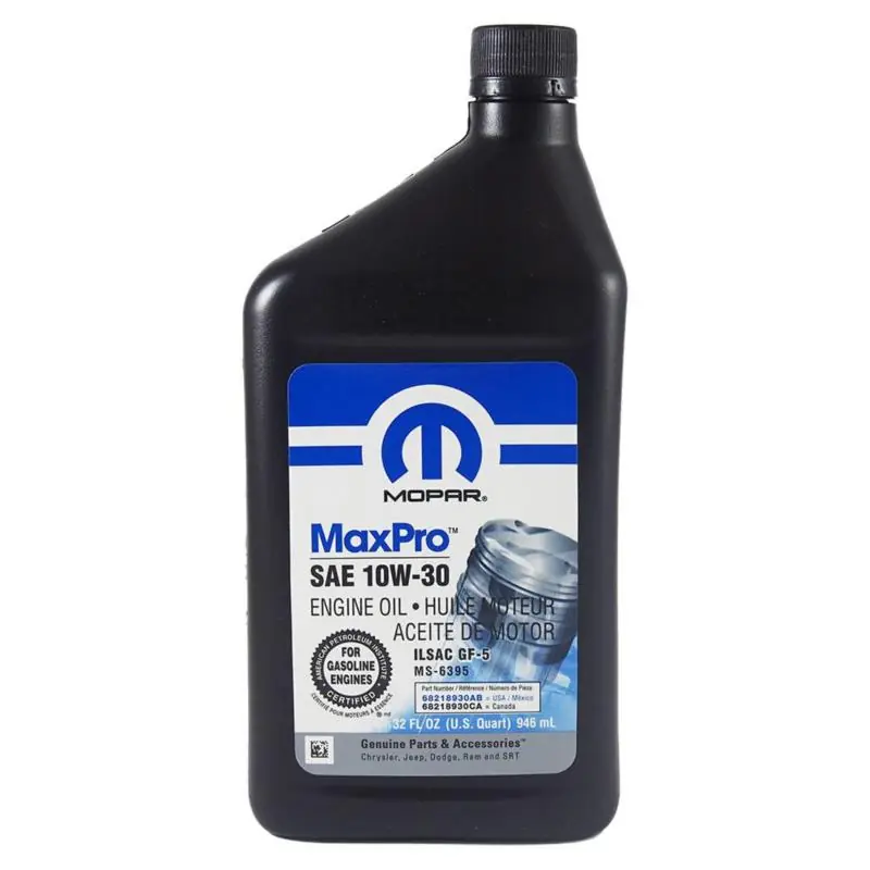 Hit sprzedażowy | MOPAR MaxPro 10W30 946ml - olej silnikowy