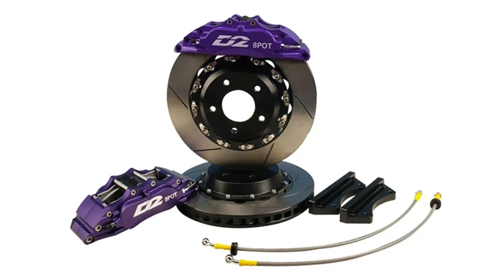 Zestaw hamulcowy 8 tłoczkowy Big Brake Kit Floating przód 380x32 D2 - Prosto od producenta