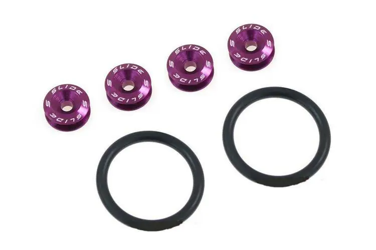 Bezpośrednio od producenta - Zapinki zderzaka klapy Quick Release Purple SLIDE