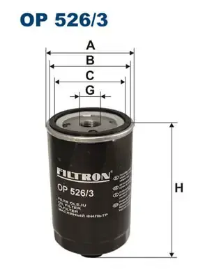 FILTR OLEJU 1.6-2.0 VOLKSWAGEN CORRADO, GOLF II, PASSAT (35I), POLO II (81-94) - Top produkt