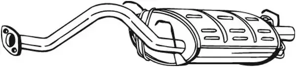 Bardzo popularny produkt - TŁUMIK KOŃCOWY WYDECH163-349 1.4I-16V HATCHBACK 95->, 1.5I VTEC-E-16V H/B 95->