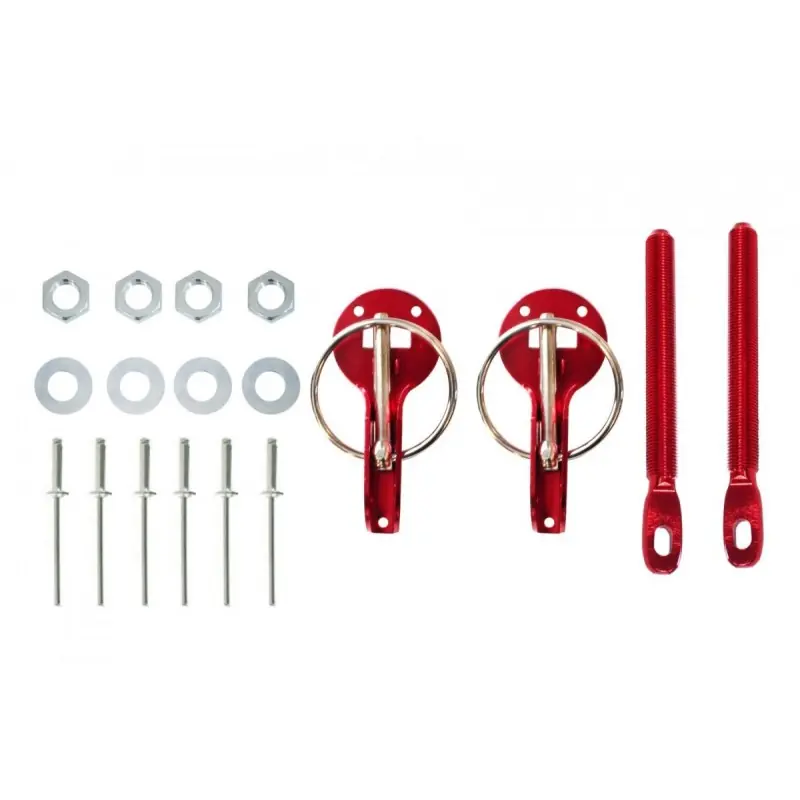 Wyjątkowa oferta - ZAPINKI MASKI ALUMINIOWE EPMAN CZERWONE
