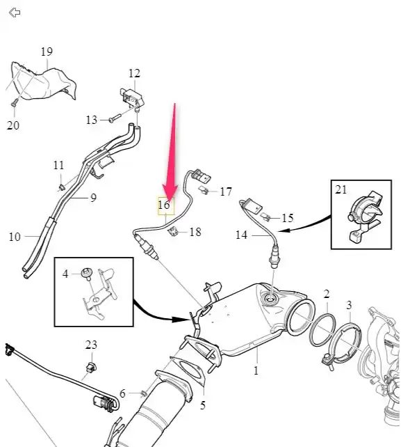 Dodatkowy rabat | Sonda lambda EX40 XC40 Volvo 32208773
