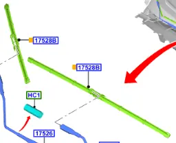 Pióra wycieraczki przód 2120714 | Oszczędź teraz
